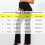 Women's maternity pants over belly black M 3