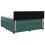 VidaXL vidaXL Boxspringbett mit Matratze Dunkelgrün 180 x 200 cm Samt 8