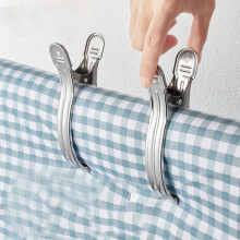 HEMOTON Stainless Steel Quilt Clips Smooth Jaws Strong