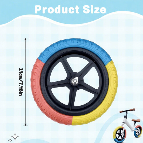 Bike Replacement Wheel Lightweight Sturdy 2 Pieces 1
