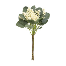 Fall Floral Picks Artificial 14 Inch White 6 Pack