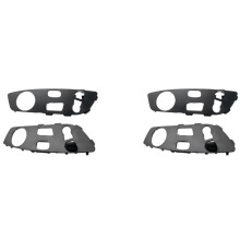 4x Button Bezel Frame Cover Trim for 7P R 2011-2018 7P6882516C9B9 7P6882515C9B9 Car Accessories