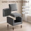 Homcom HOMCOM Removable Pillow Linen Accent Chair, Dark Grey 8