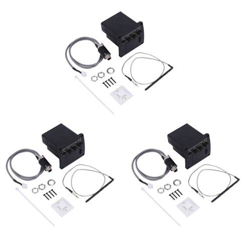 3X 2 Band Pickup Eq Aeq-2T Equalizer Akustisk Gitarr Brickskruvar för Gitarr