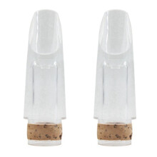 2X B Key Clarinet Mouthpiece ABS Transparent Mouthpiece Clarinet Mouthpiece Wind Instrument Accessories