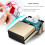3x Cigarette Box Metal Cigarette Case with 3 Pieces Magnetic Clasp 3