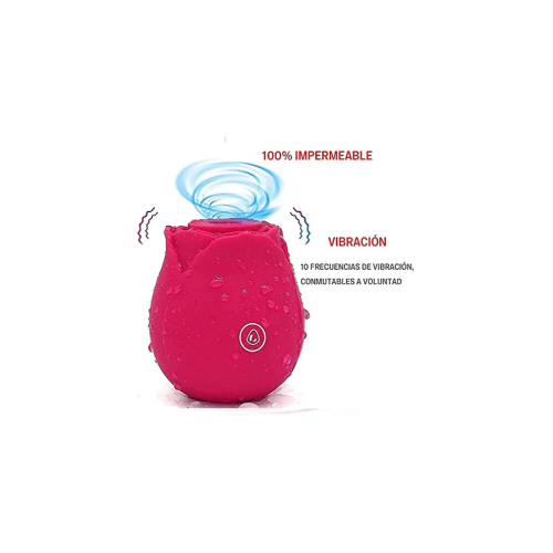 2026 Rose For Women Mini Massager Stress Relief 10 Modes 2