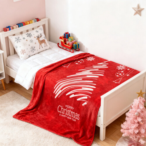 Clearacne Christmas Throw Blanket Soft Plush Tree Design 2