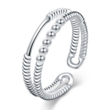 925 Sterling Silver Statement Ring for Women Dainty