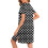 Women's Flannel Pajama Set Black M 4
