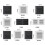 Air Outlet Vent Louver Cover Square Soffit Dryer Vent 5