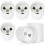 6PCS Plastic  Hole Cup for Backyard Practice 4 Inch Depth, Fit USGA LPGA 1