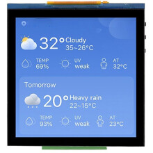 4 Inch IPS Display Development Board, 480x480 Microcontroller Board with Dual Core Design for DIY Electronics Projects