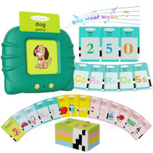 Bilingual English-Spanish Flash Cards for Toddlers 1-6, 250