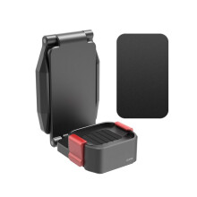 Supporto Magnetico per per Osmo Pocket4P/4/3 Supporto Magnetico A Rilascio Rapido In Metallo con Manico Regolabile A 180 Nero