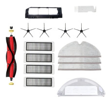 HEPA Filtermopp för S5 S502-00 S502-02 S5 Max S6 MaxV S6 Pure E4 E5 Robotdammsugare Reservdelar Huvud Sido Borste