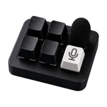 Agent AI 5 Keys 1 AI Keyboard Voice Input Keyboard with Wireless Microphone for Custom Keyboard Gaming Custom