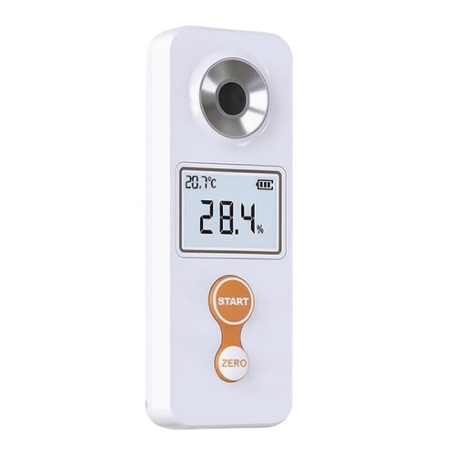 0-53% Prism Refraction Sugar Refractometer Handheld Densimeter Saccharimeter Tester Resolution Refractometer