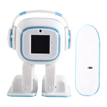 EMO Interactive AI Desktop Robot Chat, Multilingual Companion, Dancing Robot Charging Skateboard