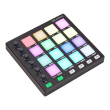 Teclado Controlador PAD16 DJ Música Estúdio Áudio Bateria Eletrônica para Produção Musical