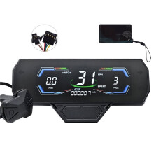 Affichage LCD de Vitesse NFC H3C pour E-Bike 24V/36V/48V/60V/72V UART Compteur Animé Couleur pour Scooter Électrique SM5+2PIN
