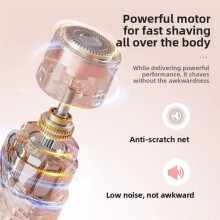 Portable Electric Body Shaver Double  Precision Trimmer LED Battery Display Painless Hair Removal B