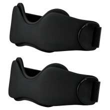 Suporte Profissional para Joelho 2PC para Corrida, Ciclismo, Treinamento de Basquete, Fitness Ao Ar Livre com Faixa Ajustável Preta