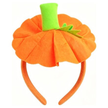 Halloween Pumpkin Headband Hoop Vegetables Halloween Hair Hoop Cosplay Photo Prop A