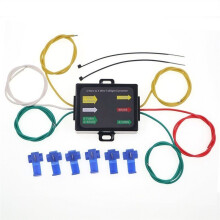 2 Way to 3 Way Wire Splice in Trailer Wiring Harness Tail Light Converter for RV Dinghy Towing for Vehicle Semi Trailer