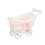 Stroller-Shaped Flower Basket with Handle 1 Pack 1