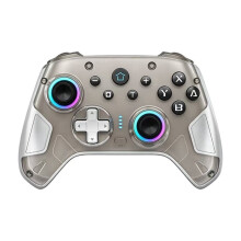 Voor Switch2 Draadloze Gamecontroller met RGB LichtDubbele Motoren 9-Assige Gyro Programmeerbare Gamepad D
