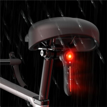 Bike Tail Light with Brake & Light Sensor, USB-C Rechargeable, 5 Light Modes for Road & Mountain Bike Night Cycling