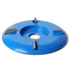 Wood Carving Disc, 4 Teeth Carbide Steel Woodworking Tool 90mm for 16mm Angle Grinder - High Cutting Efficiency,