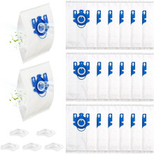 20 Count Vacuum Bags for  - Fits Classic C1, Complete C1/C2/C3, S2/S5/S8 Series, 3D Airclean GN Vacuum Bags