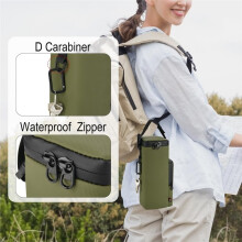TXEsign Borsa da Viaggio per Altoparlante per Turtlebox Ranger, Custodia Protettiva con Manico Staccabile e Tasca con Zip Verde