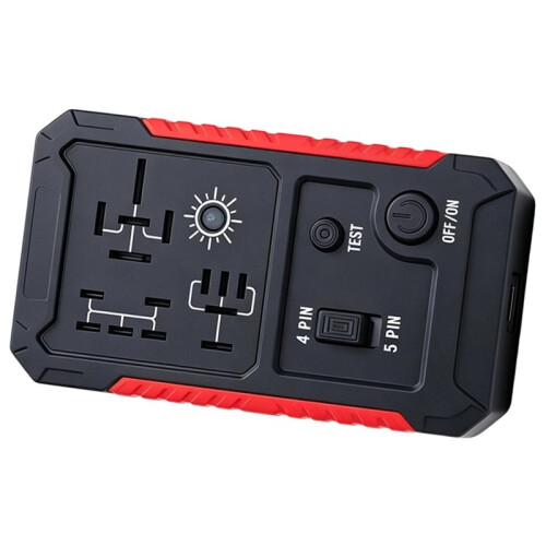 LED Indicator Light Automotive Relay Tester 12-24V for Quick Relay Testing and Battery Analysis (Built-in Battery) 2