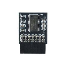 Module de Sécurité TPM 2.0 MRS206B 14P LPC MSI pour Mise à Niveau de la Carte Mère pour Windows 11 avec Stockage de Clé