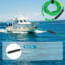 Boat Tow Rope 60ft 3K 18.3 Marine Towing Rope 60ft 3K 18.3 Meters Traction Rope for Wakeboard Paddle Board Kayak D