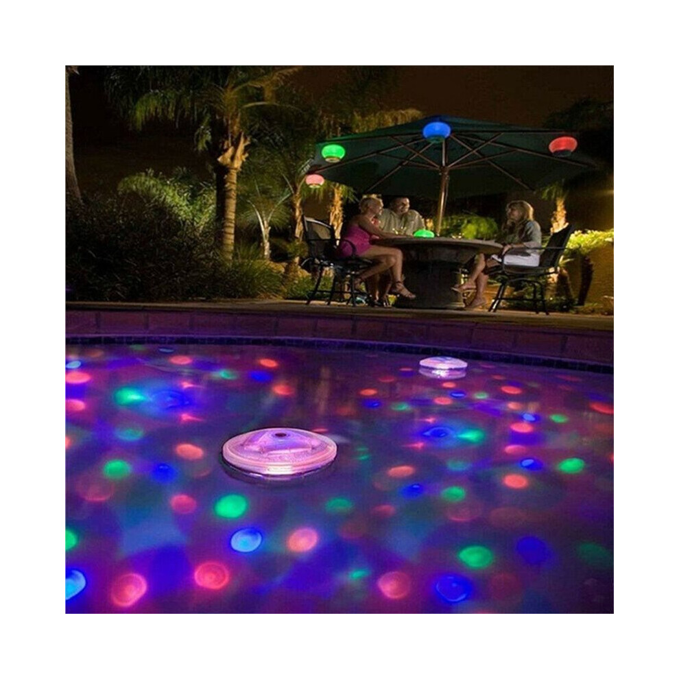 Pool Led Lamp LED Pool Light Waterproof Floating Underwater Light RGB Disco Light ...