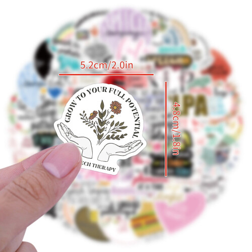 Speech Language Pathologist Sticker Pack Vibrant Design 12 2