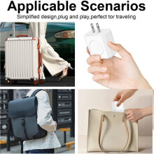 Bloque de Cargador USB C de 23W para Iwatch, Estación de Carga 3 en 1 con Cargador Inalámbrico Incorporado, para Iwatch, para con Enchufe de