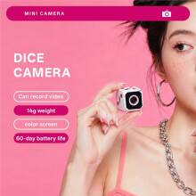 CCD Retro Digital Camera for Student Campus Photography High-Definition 1080P Video with 16 GB Memory Card Black