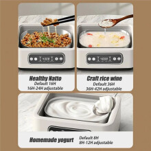 1.6L Yogurt Maker with 9 Jars, Temp Control & Timer, Homemade Greek Yogurt LED Display AU Plug