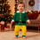 Christmas Pajama Set Long Sleeve Pullover Pants Elf Outfit 7