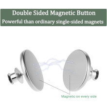 20 Pairs Magnetic Curtain Clips,Double Sided Magnetic Suction Curtain Magnets Closure for Home Bedroom Curtain