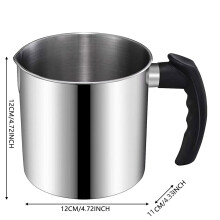 Stainless Steel Wax Melting Cup Large Capacity