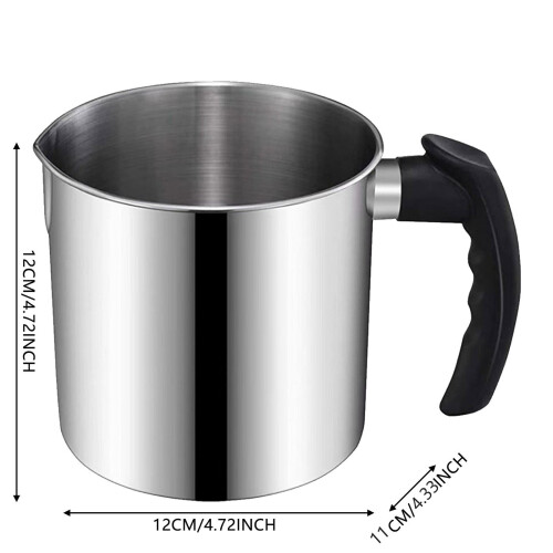 Stainless Steel Wax Melting Cup Large Capacity