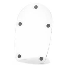 Tapis de Glissement pour Mélangeur pour 4,5 QT à Tête Inclinable, Plateau en Acrylique pour un Mouvement Fluide