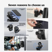 Magnetic Backpack Clip Mount for Osmo Camera 360 Wearable Clamp Holder Horizontal Vertical Protective Frame