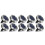 Solar Ground Lights - 10 Pack Flat Solar Disc Lights for Outdoor Pathway Garden Lighting 2